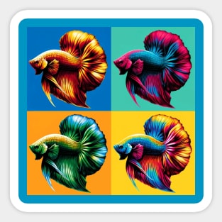 Elephant Ear Betta - Cool Tropical Fish Sticker